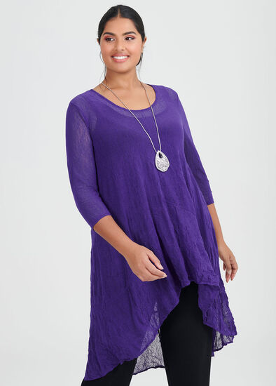 Plus Size Shayda Mesh Tunic