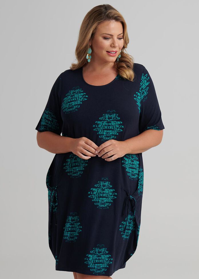 Ripple Spot Bamboo Dress, , hi-res