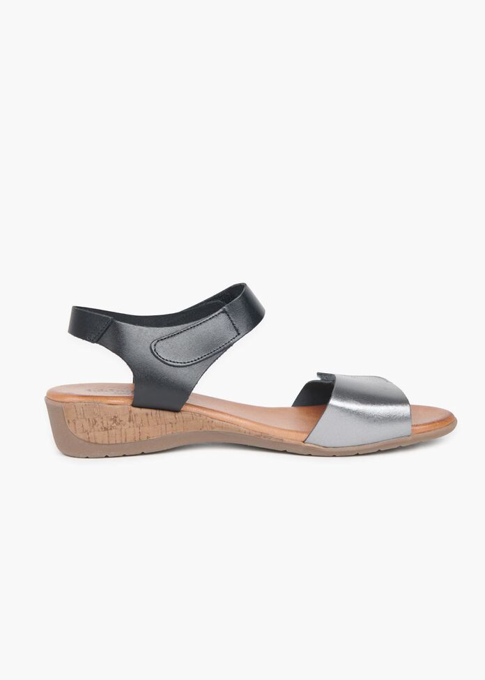 Barcelona Leather Sandal, , hi-res