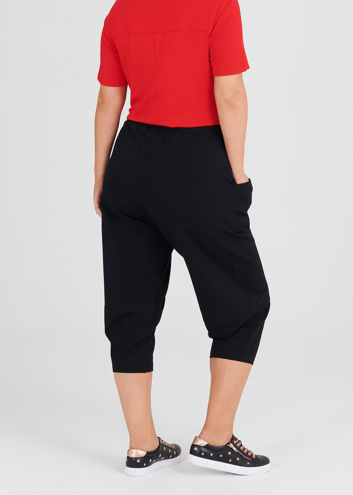 Ella Bamboo Ponti Crop Pant, , hi-res