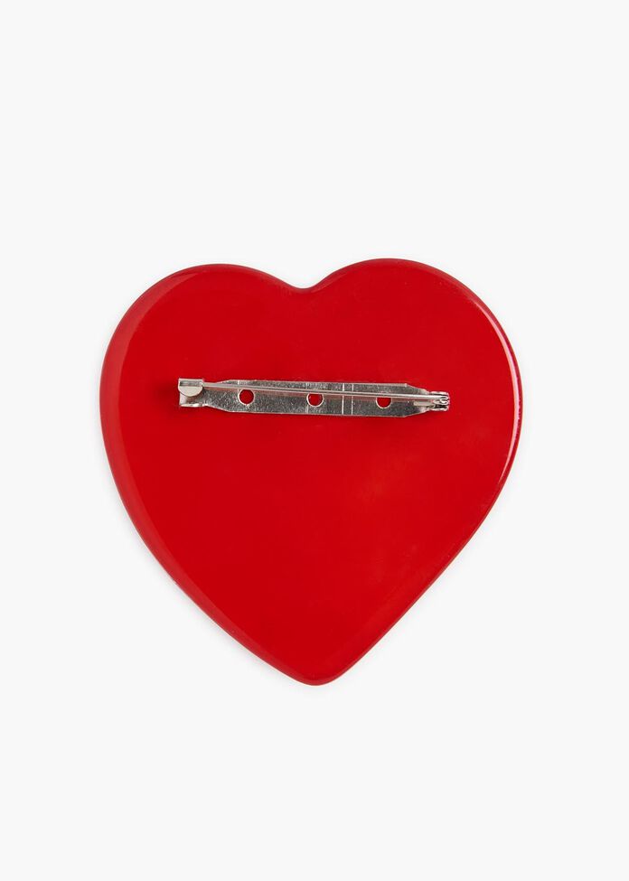 Fire Up Heart Brooch, , hi-res