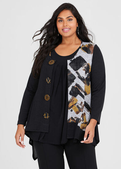 Plus Size Evolution Cardi