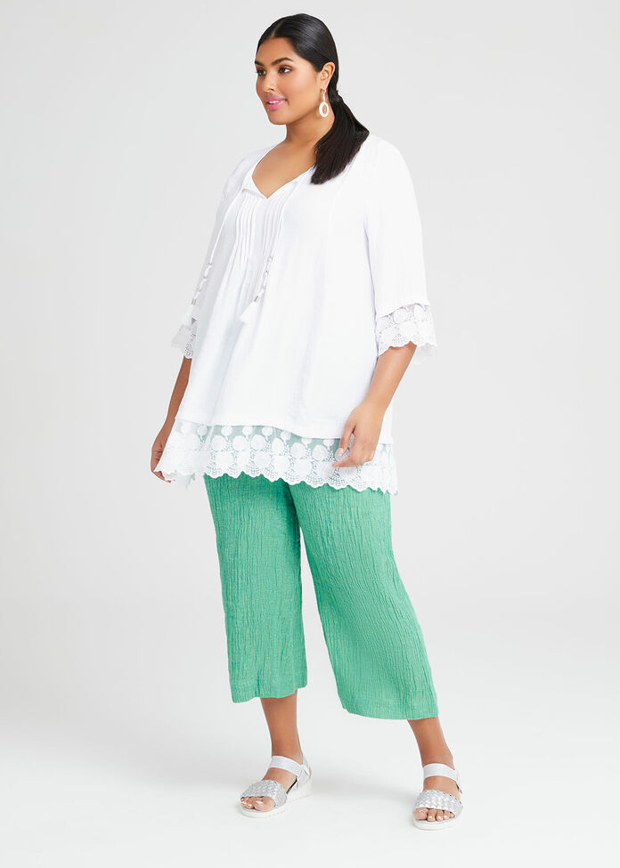 Danica Natural Pintuck Tunic, , hi-res