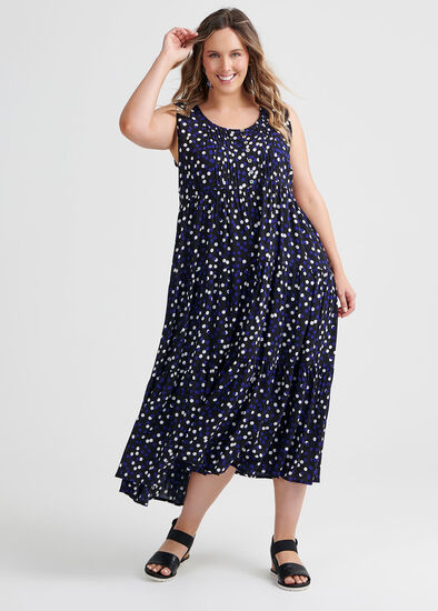 Plus Size Natural Bubbles Dress