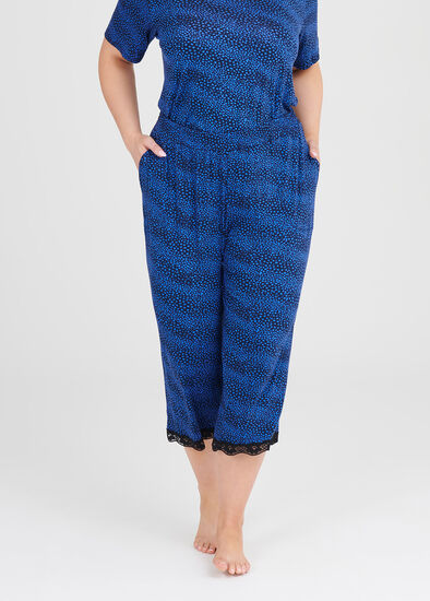 Plus Size Natural Print Pj Pant