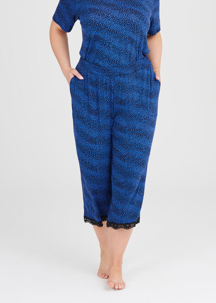 Natural Print Pj Pant, , hi-res