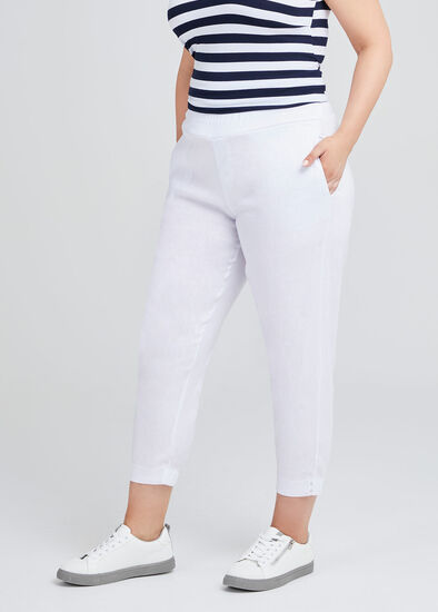 Plus Size Linen Stretch Elemental Pant