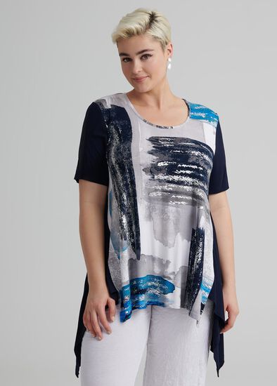 Plus Size Into The Blues Top