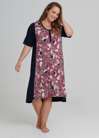 Plus Size Paisley Bamboo Nightie