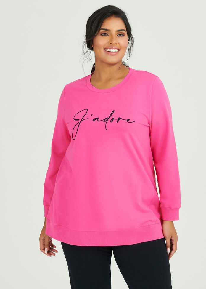 Organic Jadore Sweat Top, , hi-res