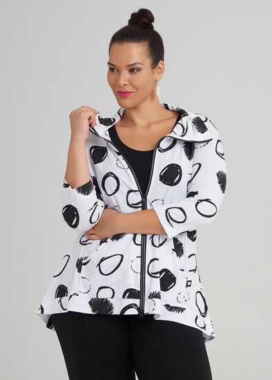 Plus Size Cotton Elevate Spot Cardi