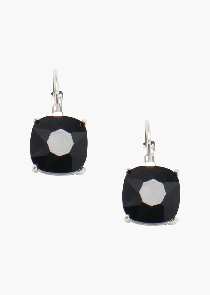 Gem Cut Earrings, , hi-res