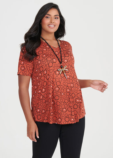 Plus Size Bamboo Knit Earth Top