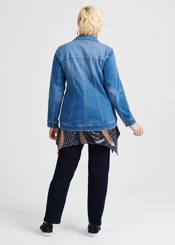 The Bamboo Denim Jacket, , hi-res