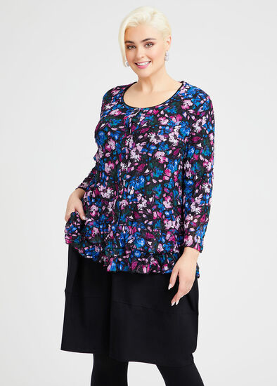 Plus Size Floral Devotion Cardigan