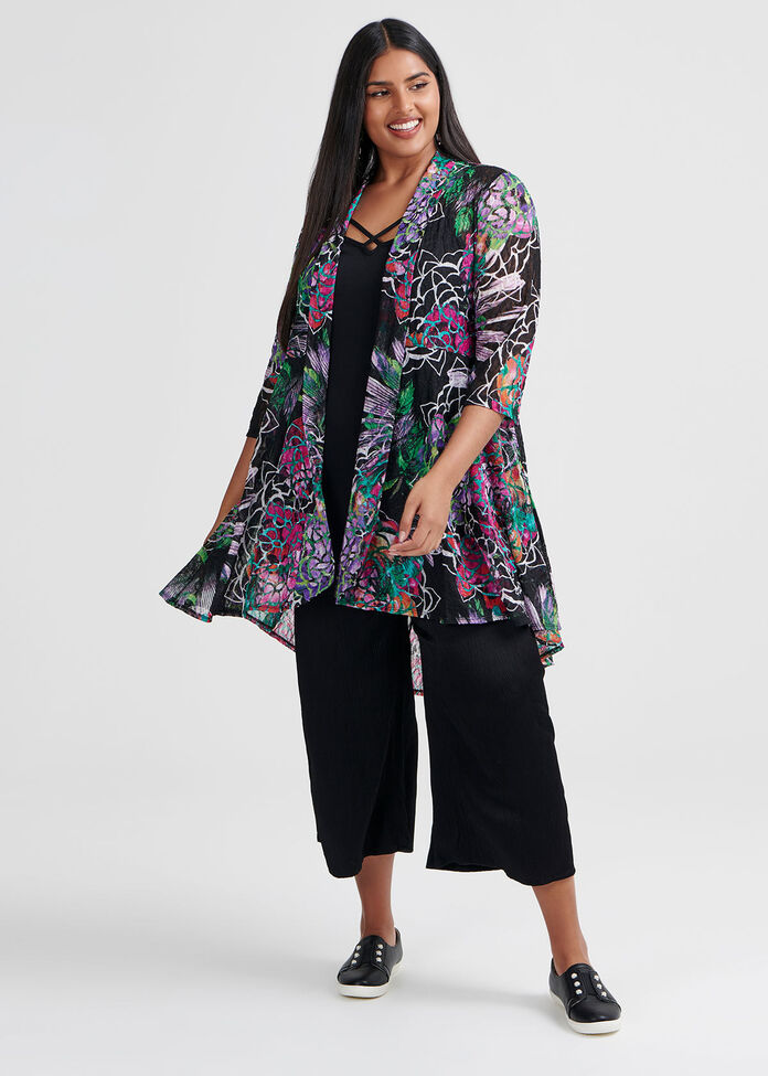 Forever Floral Cardi, , hi-res