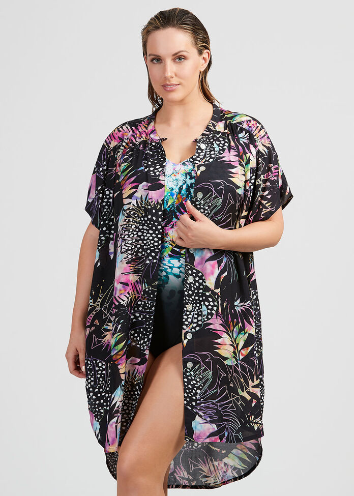 Modal Tropics Cover Up, , hi-res