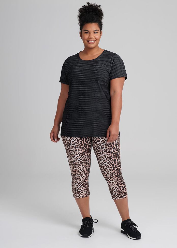 Leopard Active Legging, , hi-res