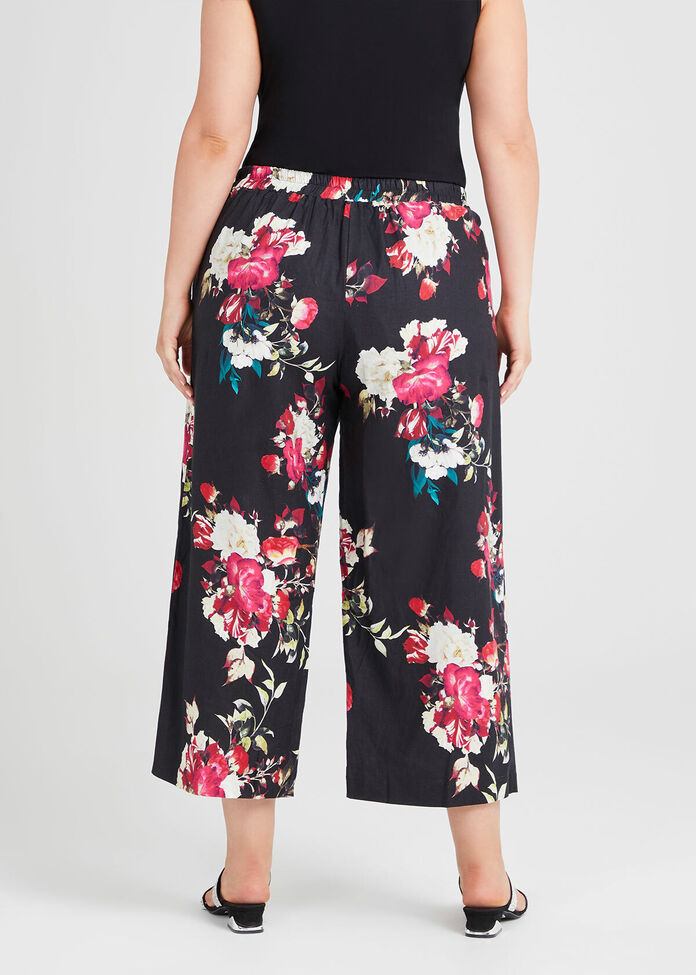 Wild Rose Linen Wide Pant, , hi-res