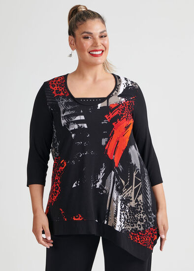 Plus Size Panthera Bamboo Top