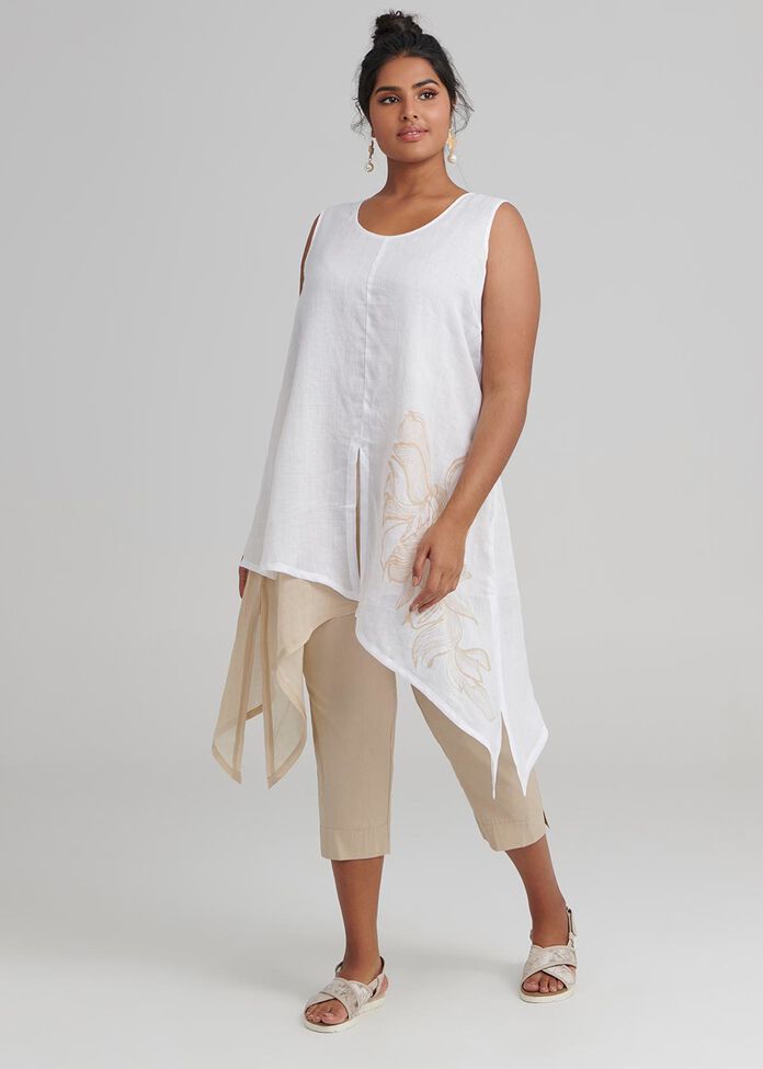 Linen Cabo Tunic, , hi-res