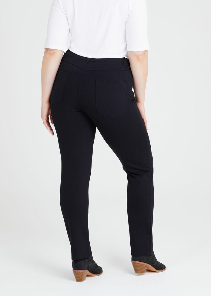 Coco Ponte Straight Pant, , hi-res