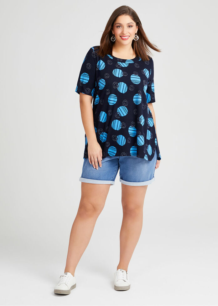 Cotton Fun Spot Top, , hi-res