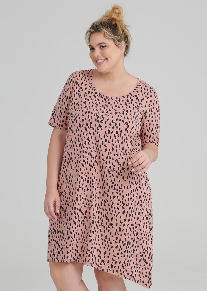 Organic Spots Nightie, , hi-res