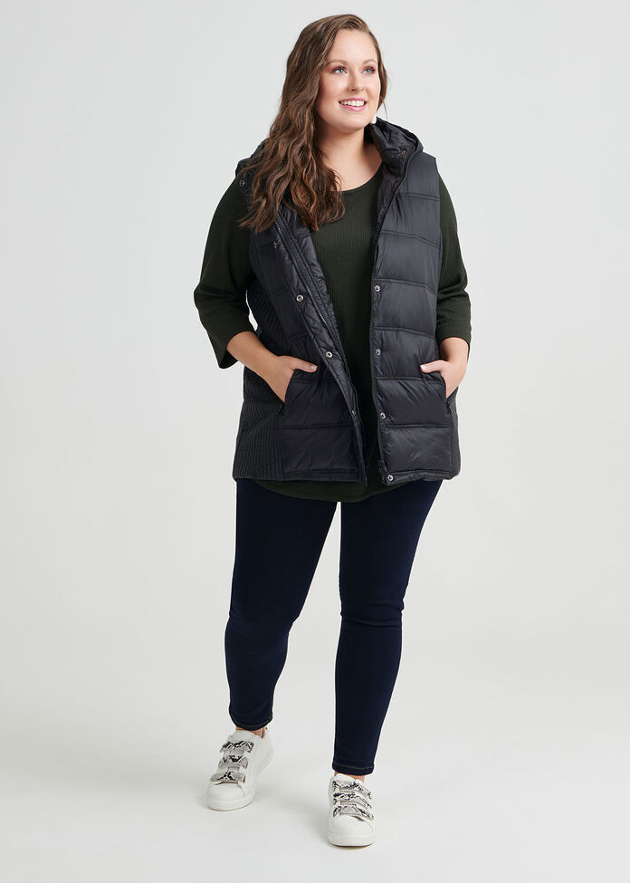 Time Traveller Puffer Vest, , hi-res