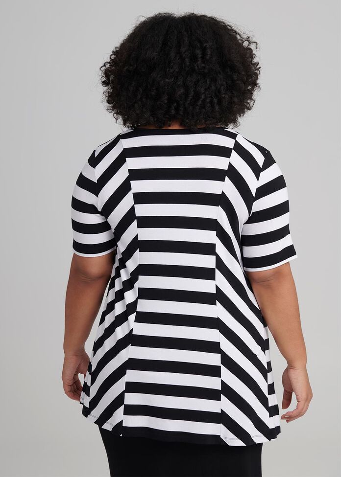 Elation Stripe Top, , hi-res