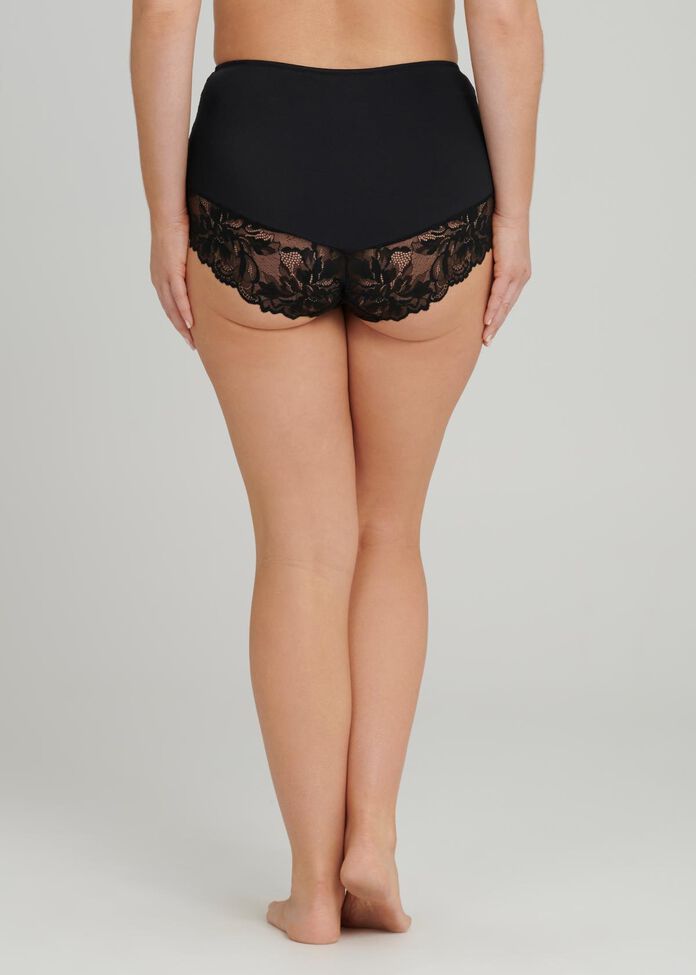 Lace Trim Brief, , hi-res