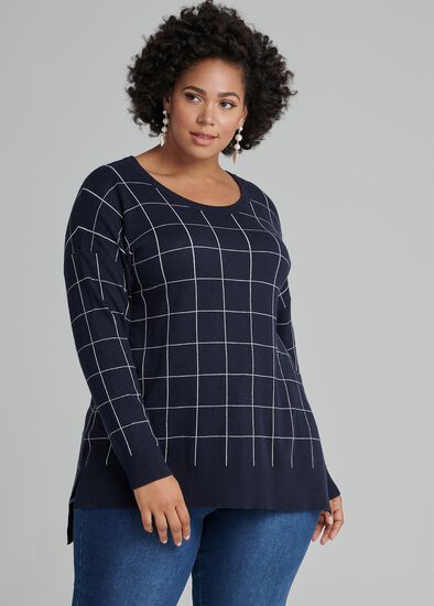 Plus Size Check In Jumper