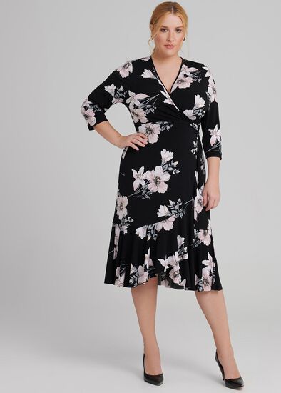 Plus Size Charlotte Wrap Dress