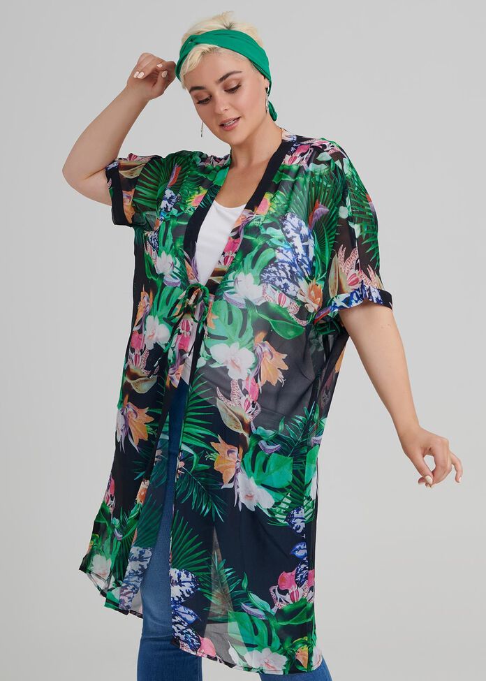 Garden Of Eden Kimono, , hi-res