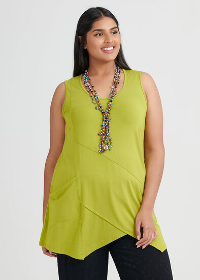 Plus Size Bamboo Capri Tank