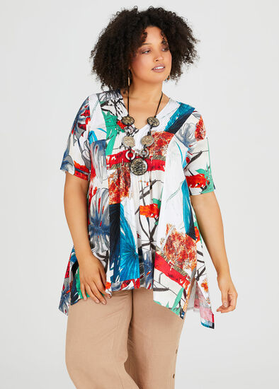 Plus Size Kallista Natural Tunic