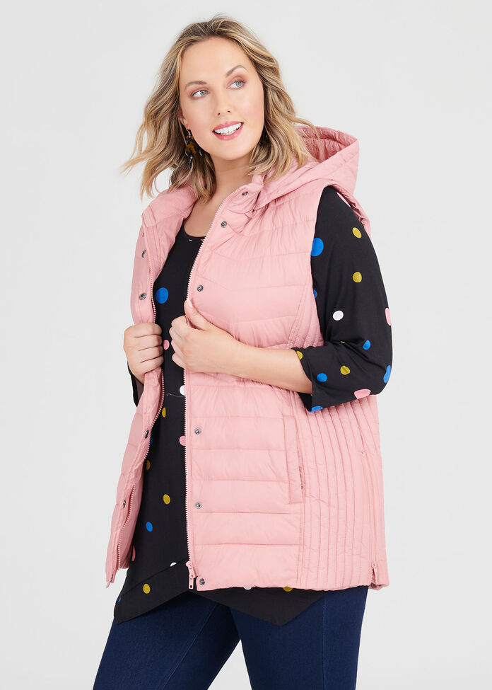 Promenade Puffer Vest, , hi-res