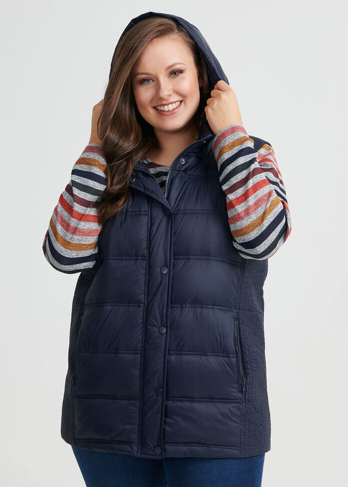 Time Traveller Puffer Vest, , hi-res