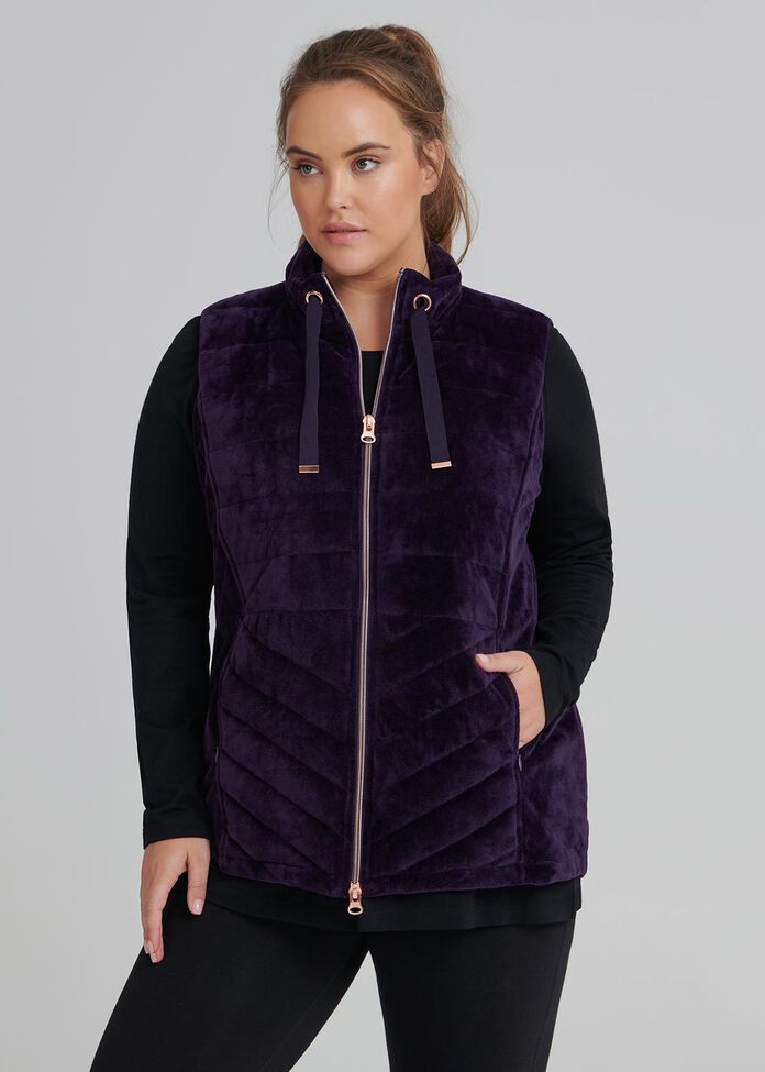 Velour Active Vest, , hi-res