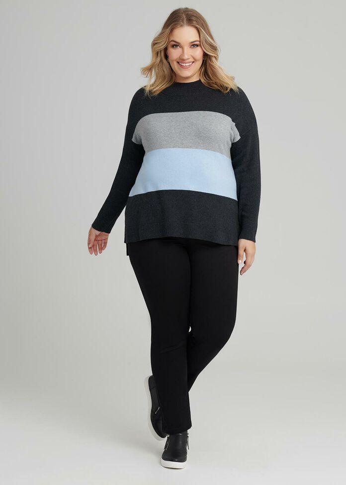 Sunset Stripe Jumper, , hi-res