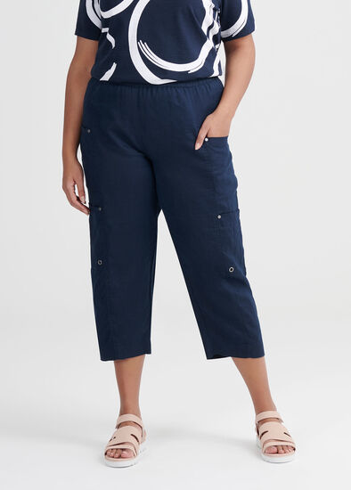 Plus Size Linen Urban Pant