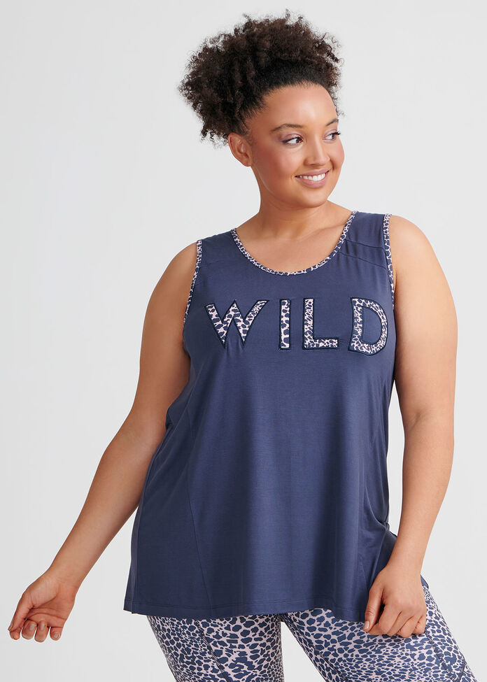 Bamboo Wild Layered Tank, , hi-res