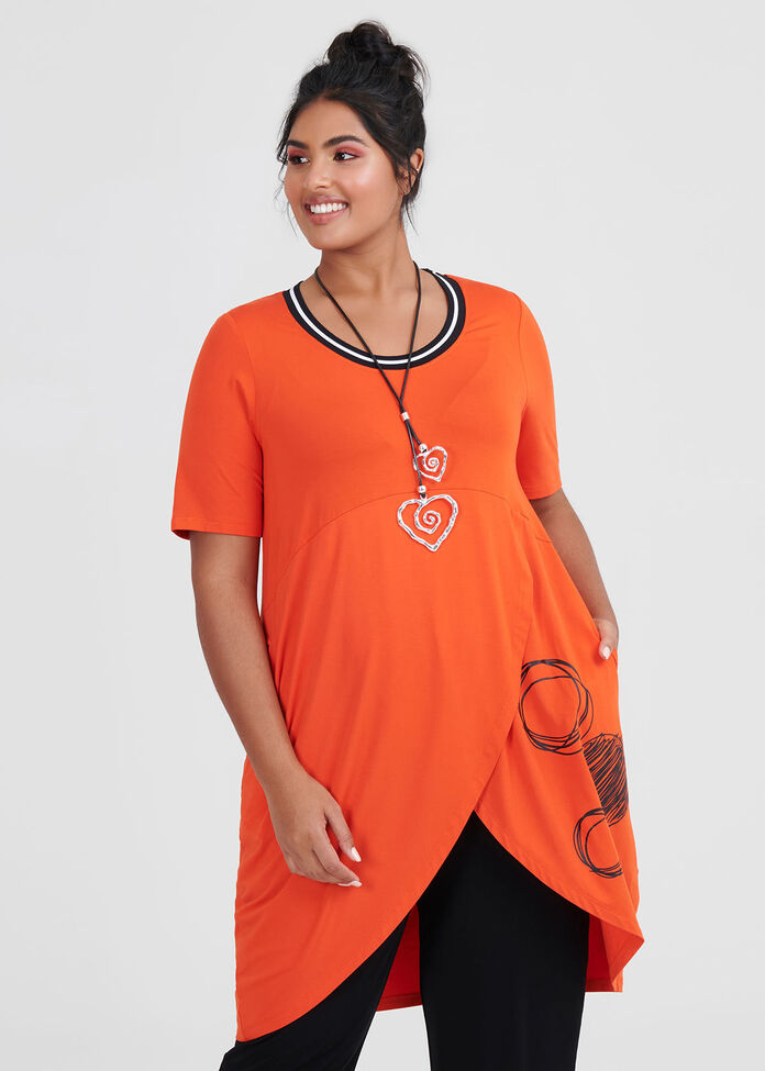 Take Me Away Spot Tunic, , hi-res