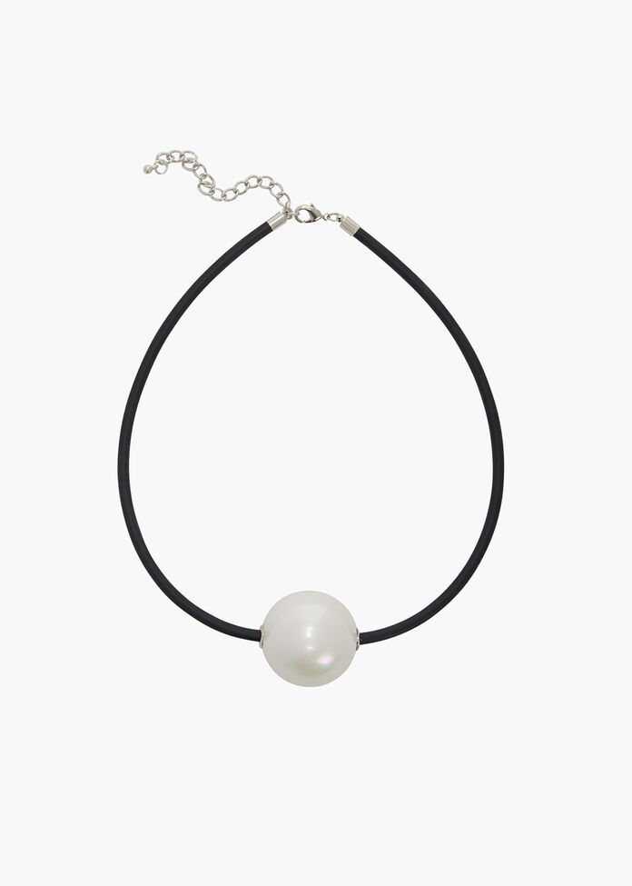 Single Pearl Necklace, , hi-res