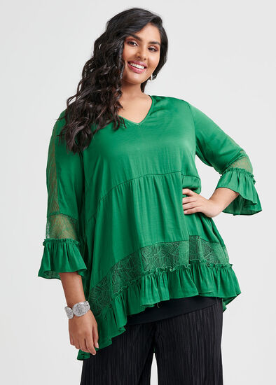 Plus Size For The Frill Of It Top