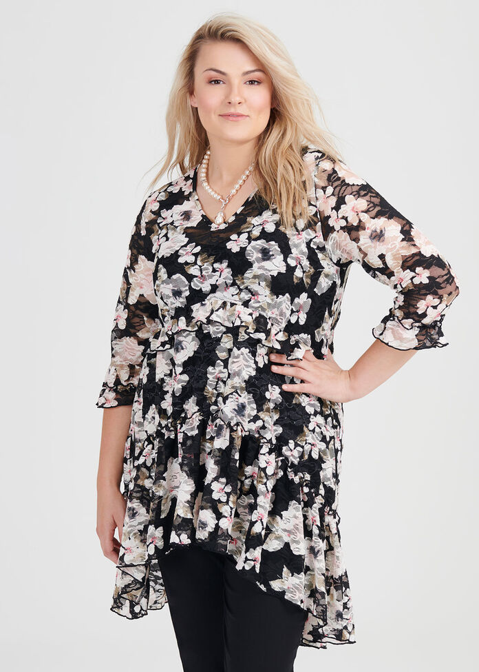 Floral Fortune Tunic, , hi-res