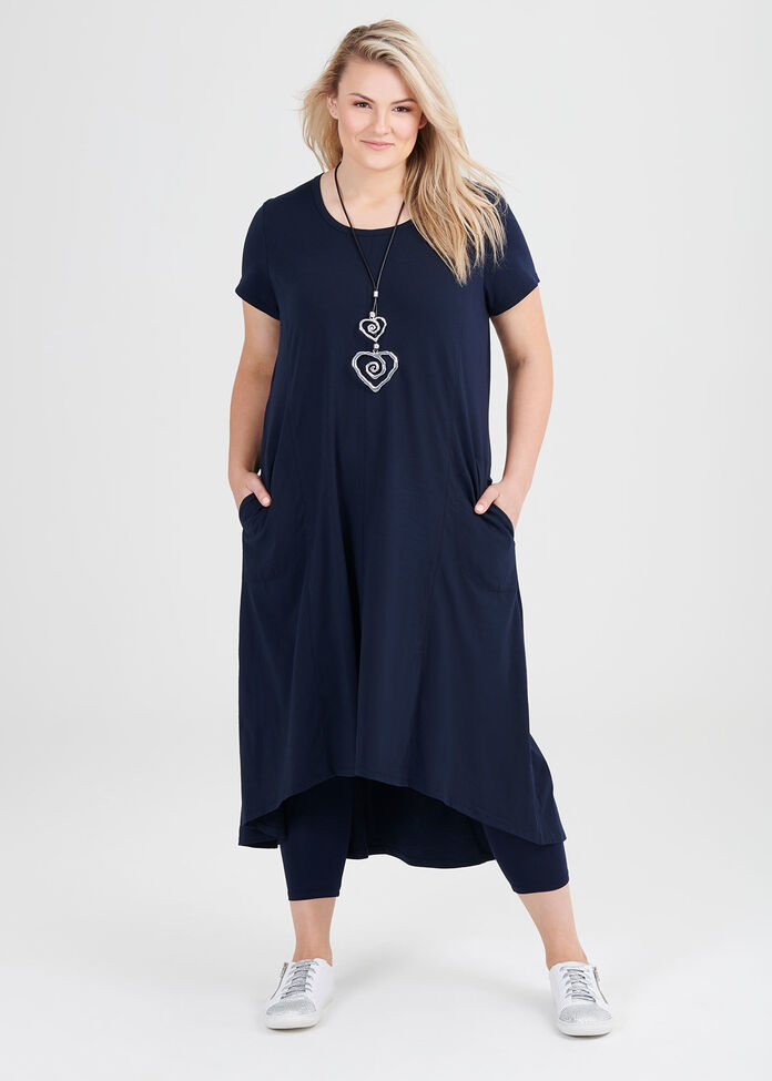 Organic Easyfit Dress, , hi-res