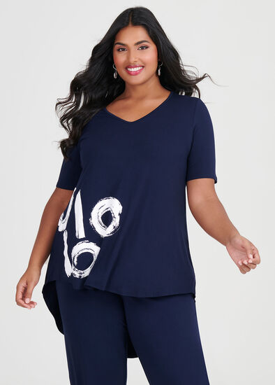 Plus Size Bamboo Coastal Tunic