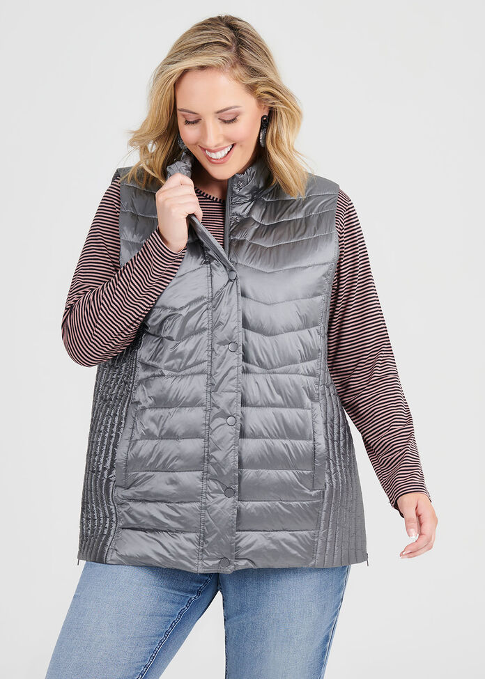 Promenade Puffer Vest, , hi-res