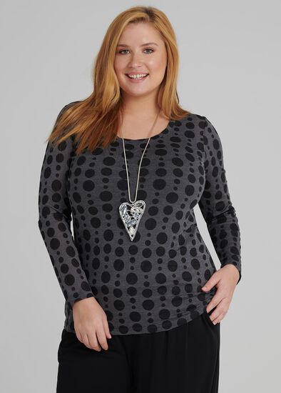 Plus Size Decorous Spot Top